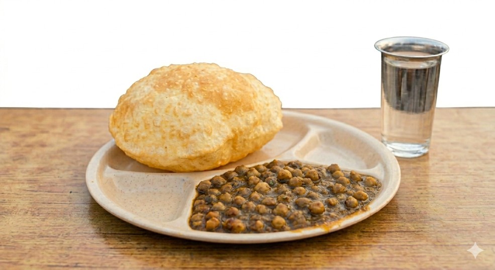 Single Bhatura With Chole